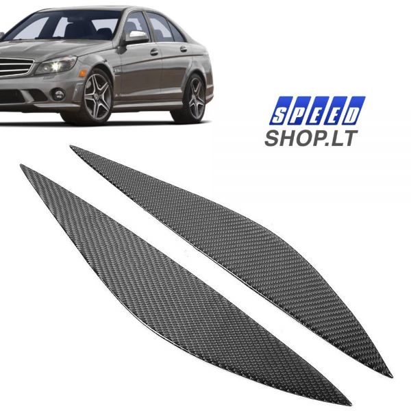 Mercedes-Benz C klasė W204 žibintų apdaila